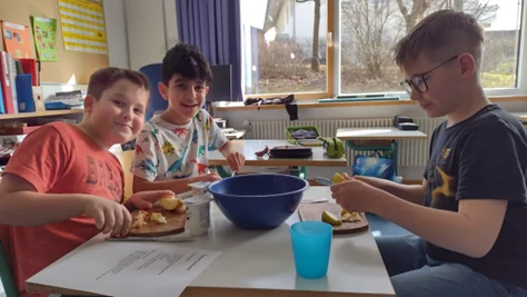 Wir achten auf gesunde gesunde Ernährung